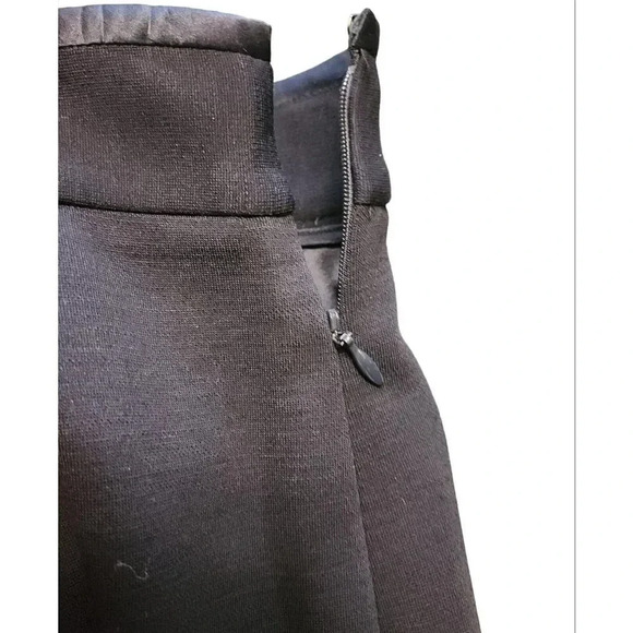 NWOT Charles Nolan Short Skirt Business Womens Size 2 Black Wool Blend Side Zip - Picture 5 of 9